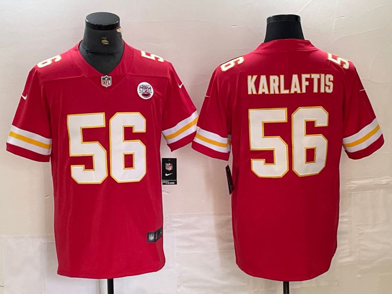 Men Kansas City Chiefs #56 Karlaftis Red 2024 Nike Vapor Untouchable Limited NFL Jersey